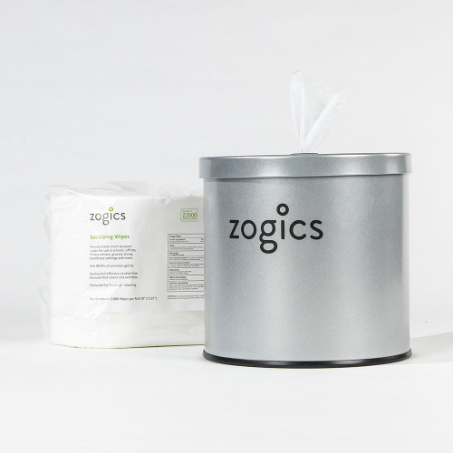 Zogics Hand Sanitizing Wipes for hand-use stations in fitness facilities