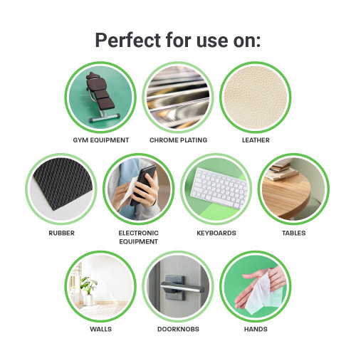 Zogics Hand Surface Wipes alcohol-free formula safe for hands and surfaces, free of phenol and bleach