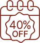 Save 40% Annually