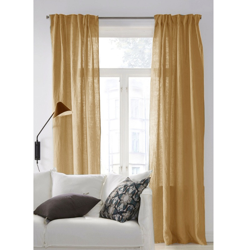 gold curtains