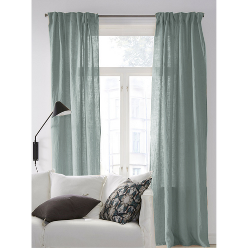 ANTON Linen Style Ready To Hang Curtains Gold Chai