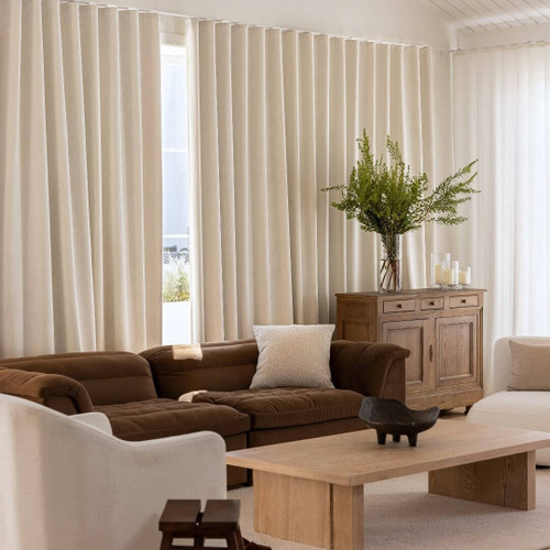 Chenille Blockout Curtain Angora Quickfit S-fold