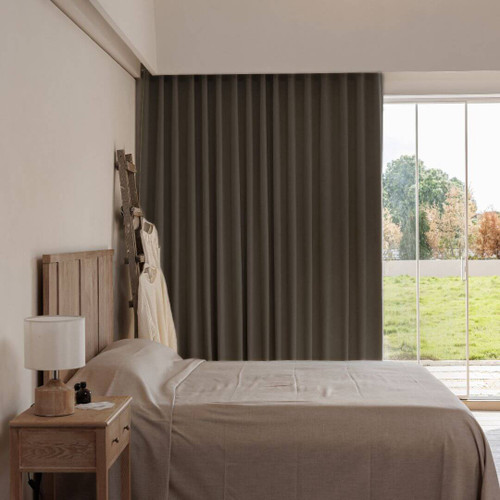 Chenille Onyx Blockout Quickfit S-fold