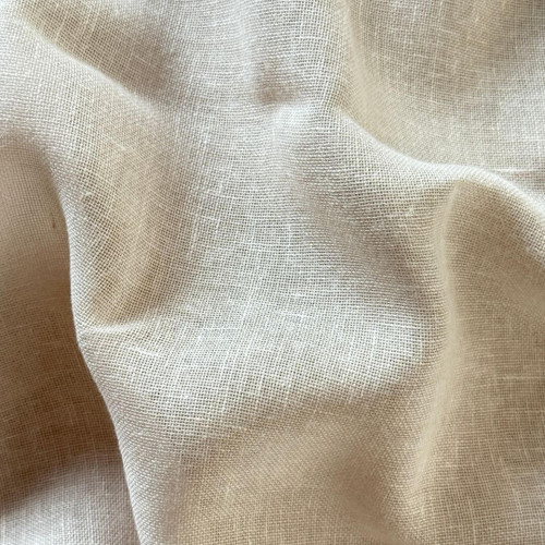 Abbey Sheer Custom Curtain Parchment Sample