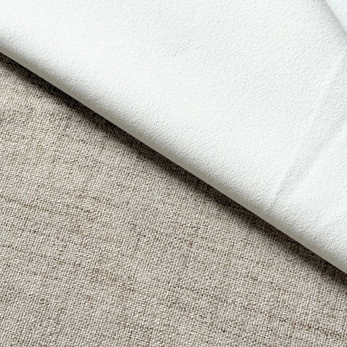 Bronte Blockout Custom Made White Backing Beige Sample