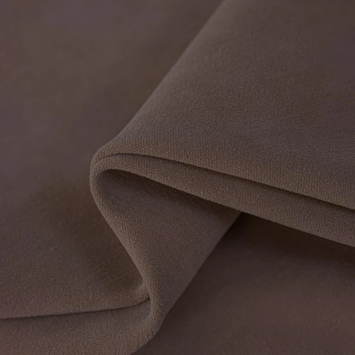 Minky Chocolate Room Darkening Custom Curtain Sample