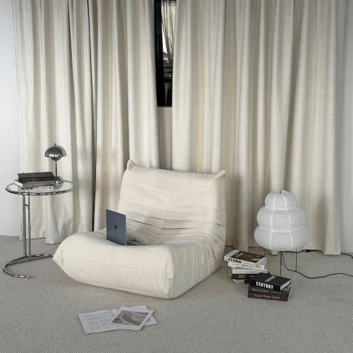 Bronte Blockout Multiband Curtain Panel Natural