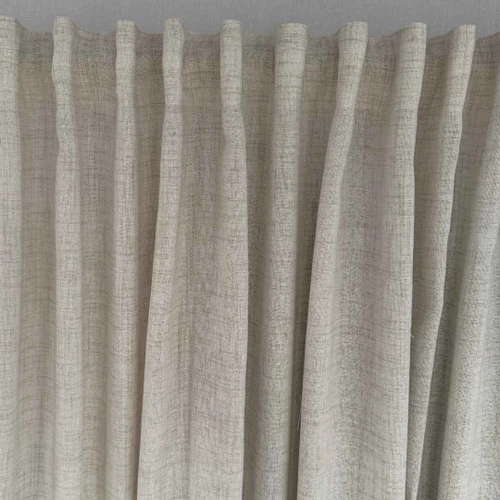 Bronte Multiband Sheer Curtain Panel in Natural