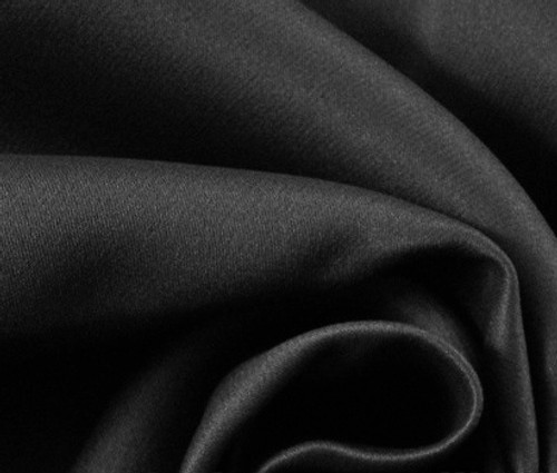 Bond Pinch Pleat Room Darkening Thermal Curtain swatch BLACK