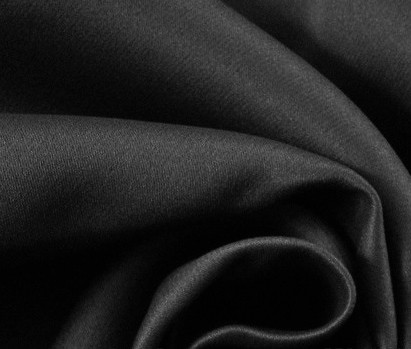 Bond Pinch Pleat Blockout Thermal Curtain swatch BLACK