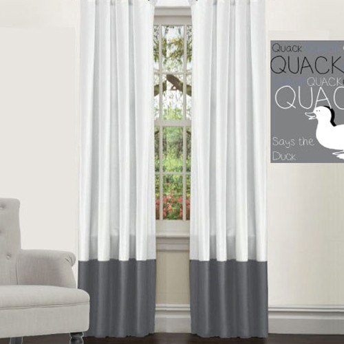 WESTWOOD CUSTOM MAKE TWO COLOURED CURTAINS | New