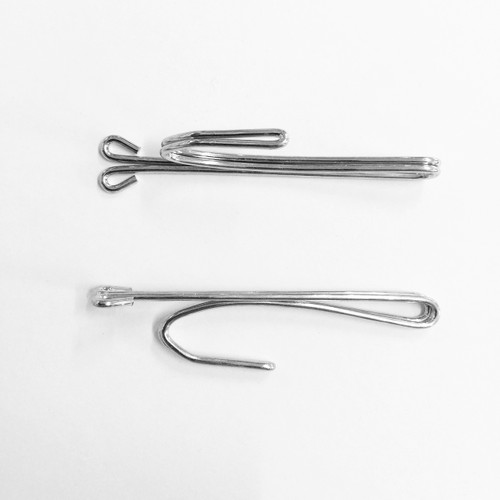 Nancys Linens Metal Curtain Pin Hooks – Pinch Pleat, 24mm, Pack Of 10/20/25/30, UK Made