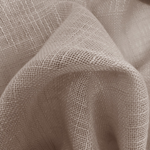 HOMESPUN Linen Look Fabric Swatch BROWN