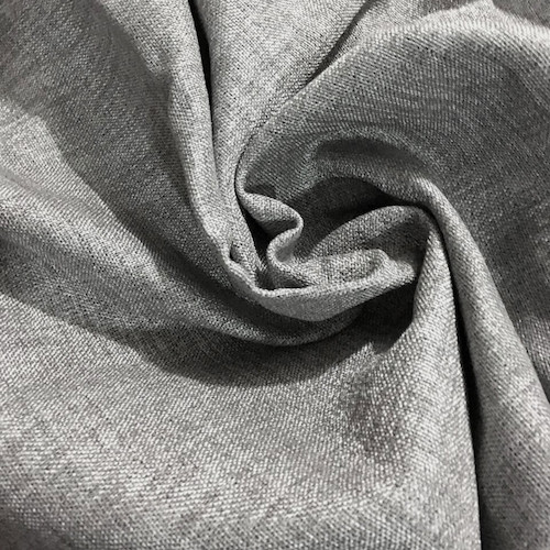 COLORADO Linen Look Thermal Weave Blackout Fabric Swatch GREY