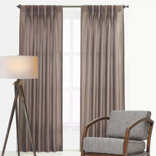 Bond Pinch Pleat Blockout Thermal Curtains LATTE | 4 Sizes