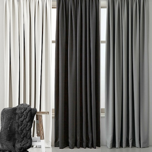 Pinch Pleat Blockout Thermal Curtains