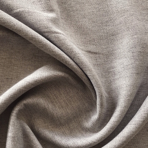Portsea: PUTTY Soft Drape  Linen Look Blockout Curtain Fabric