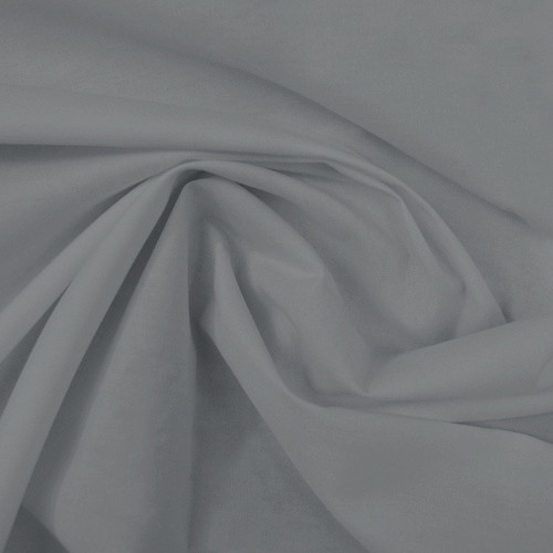 GREY sheer curtain COTTON LOOK VOILE Quickfit