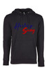 Mens "HockeySwag Script - Full Color" Lightweight Hoodie