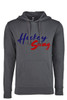 Mens "HockeySwag Script - Full Color" Lightweight Hoodie