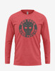 Mens "Gameface - Cool Grey" Long Sleeve Tee