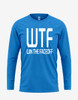 Mens "WTF Win The Faceoff - White" Long Sleeve Tee