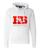 Women's "HockeySwag Block Red" Premium Lace Hoodie