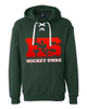 Women's "HockeySwag Block Red" Premium Lace Hoodie