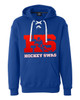 Women's "HockeySwag Block Red" Premium Lace Hoodie