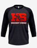 Men's "HockeySwag Block Red" Jersey Tee