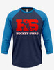 Men's "HockeySwag Block Red" Jersey Tee