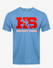 Men's "HockeySwag Block Red" Short Sleeve Tee