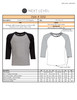 Youth "Make Hockey Violent Again" 3/4 Sleeve Raglan Jersey Tee