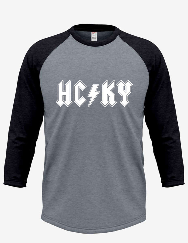 Women's "HCKY Lightning Bolt" Jersey Tee
