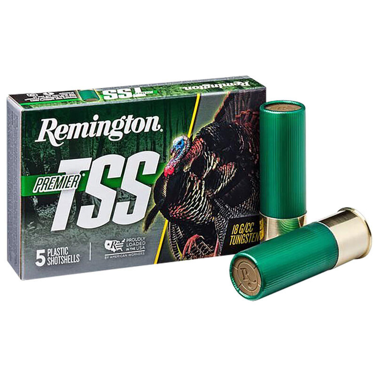 Remington TSS Turkey 12 Gauge 3 inch 7 Tungsten Shot 5 Rounds Fin