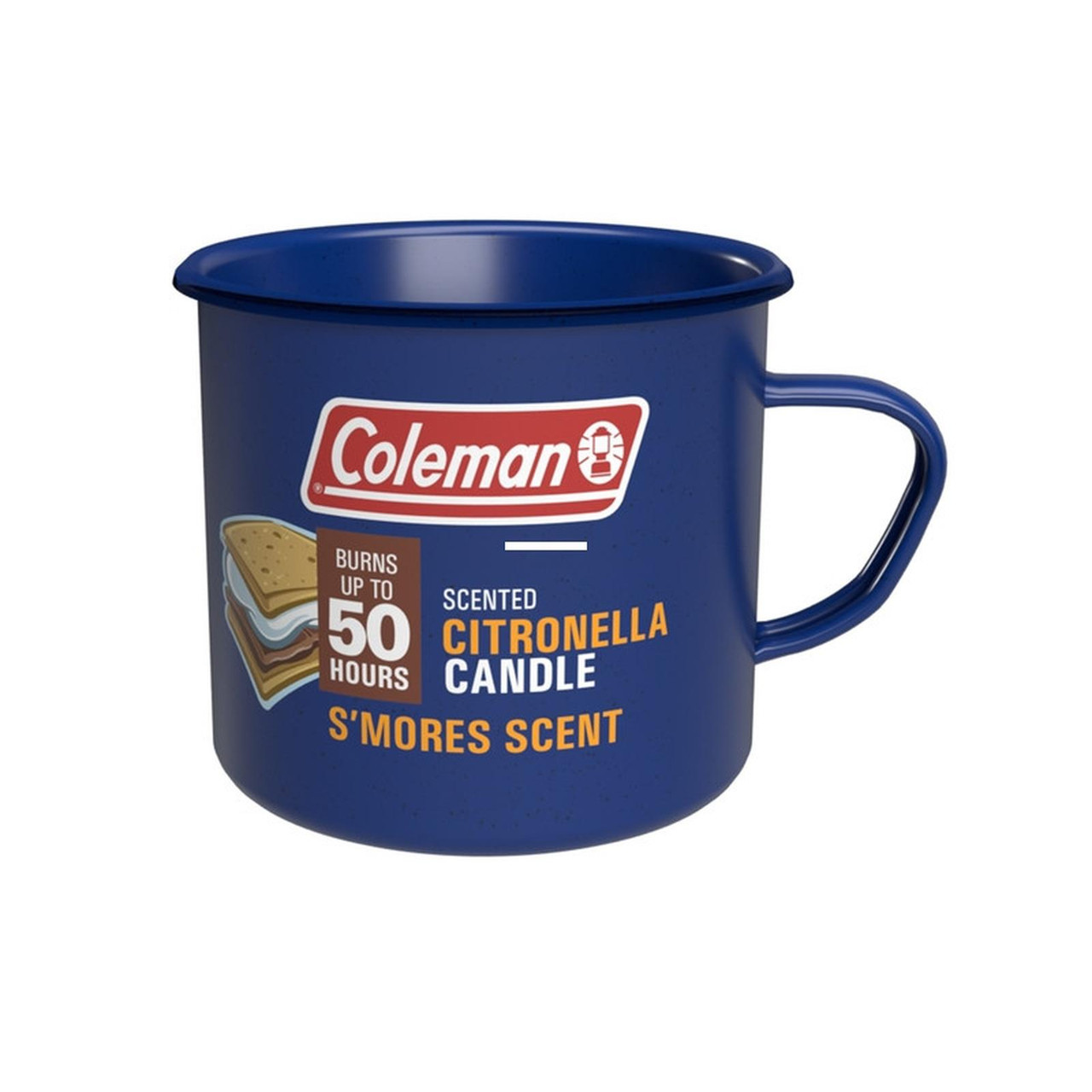 Coleman 77221 Retro Logging Tin Mug - Scented Citronella Candle