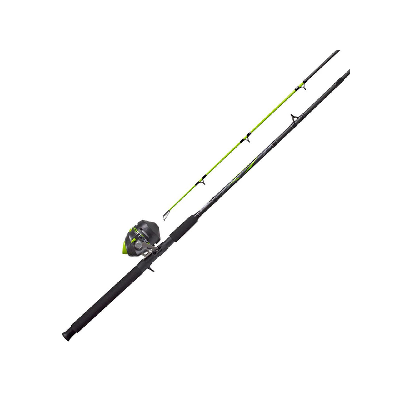 Zebco Big Cat 7' Medium Heavy 2 Piece Spincast Combo - Fin Feather