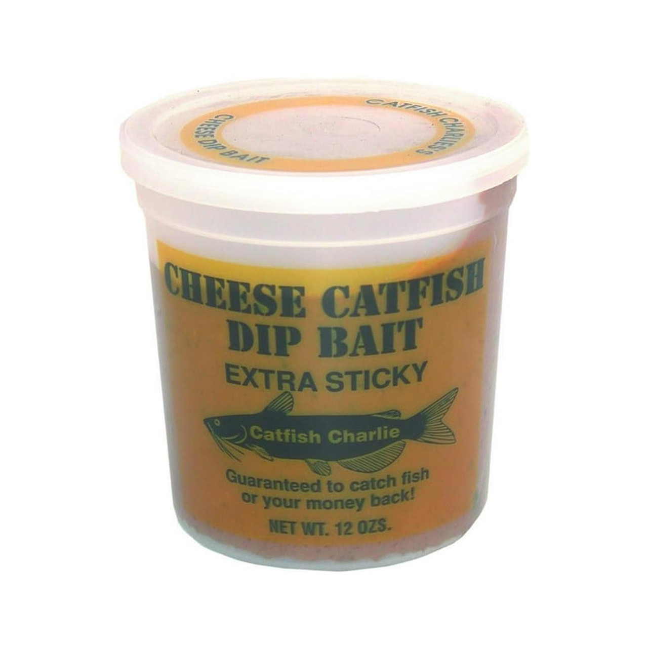 Catfish Charlie LD-12-12 Dip Bait Cheese 12oz Cheese 12OZ - Fin Feather ...