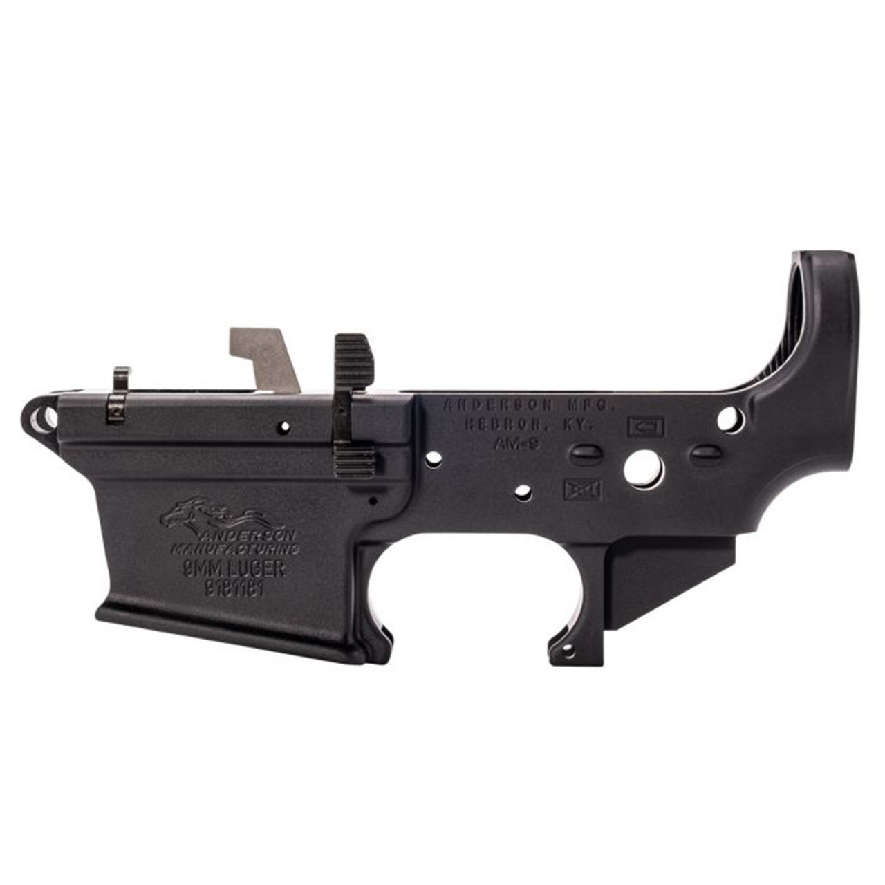 Anderson Partial Lower Assy. AM-9 Open 9MM Standard - Fin Feather