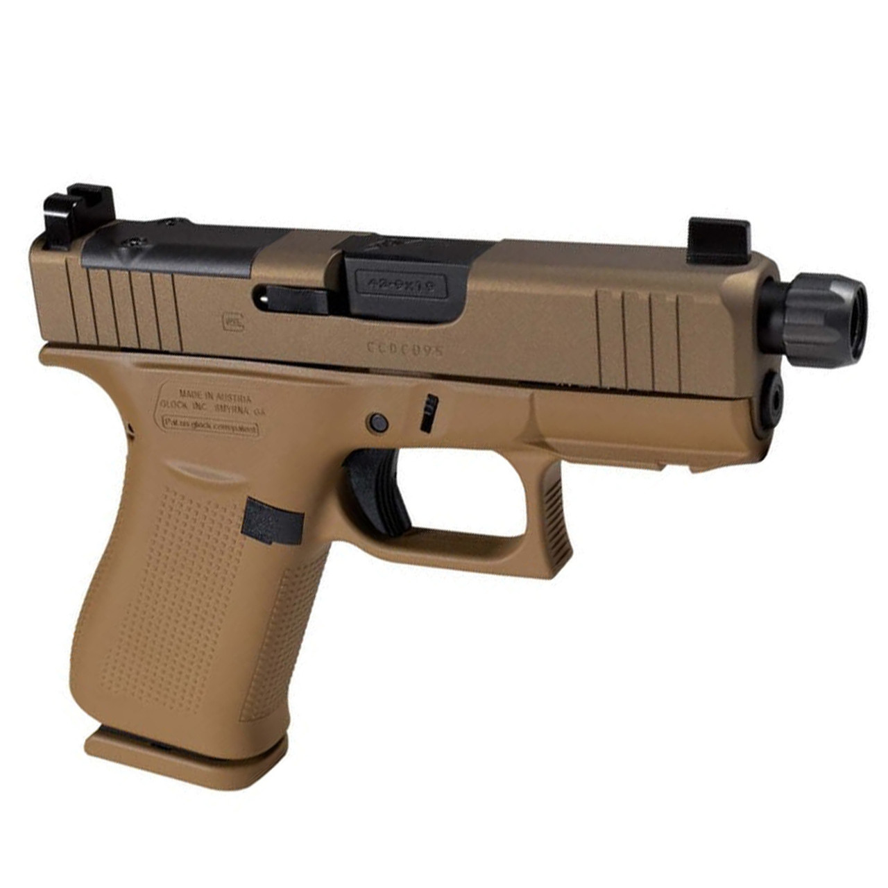 Glock 43X Mos Debo Flat Dark Earth 9MM 4.3