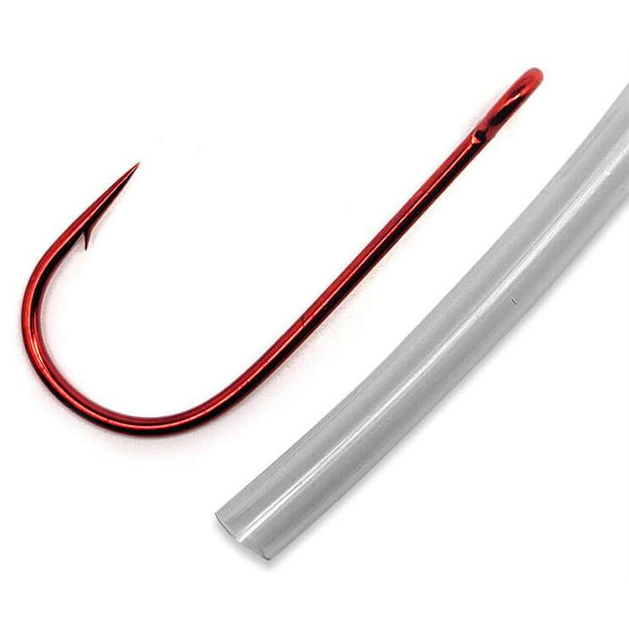 Gamakatsu Spinner Bait Trailer Hook Red 1/0 (5 Pack) Fin Feather Fur