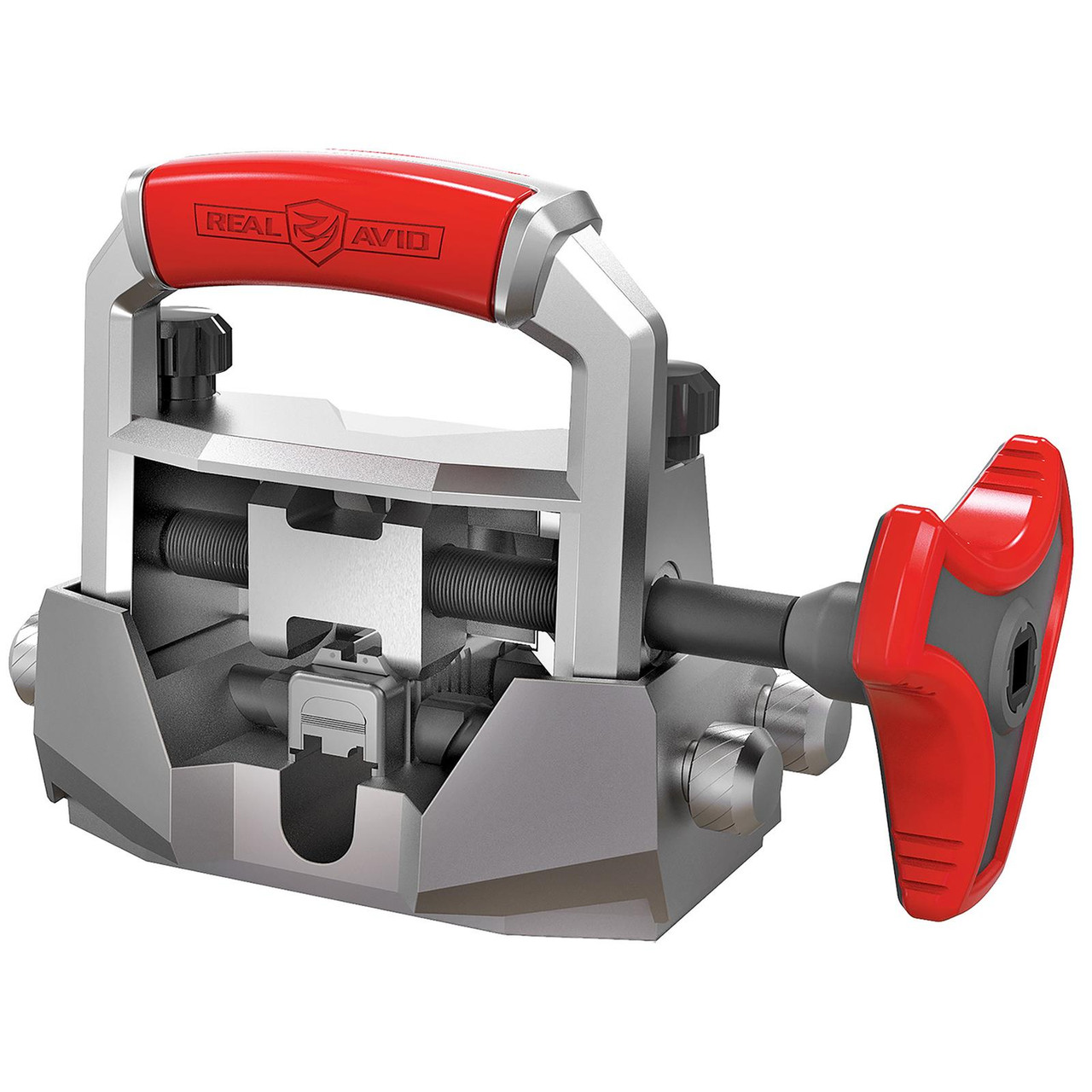 Real Avid AVMSP Master Sight Pusher Gray/Red Handgun Ergonomic Red