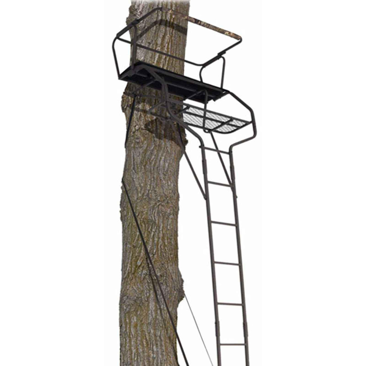 Big Game 18ft Guardian XLT Two-Person Ladderstand LS4860 - Fin Feather Fur  Outfitters