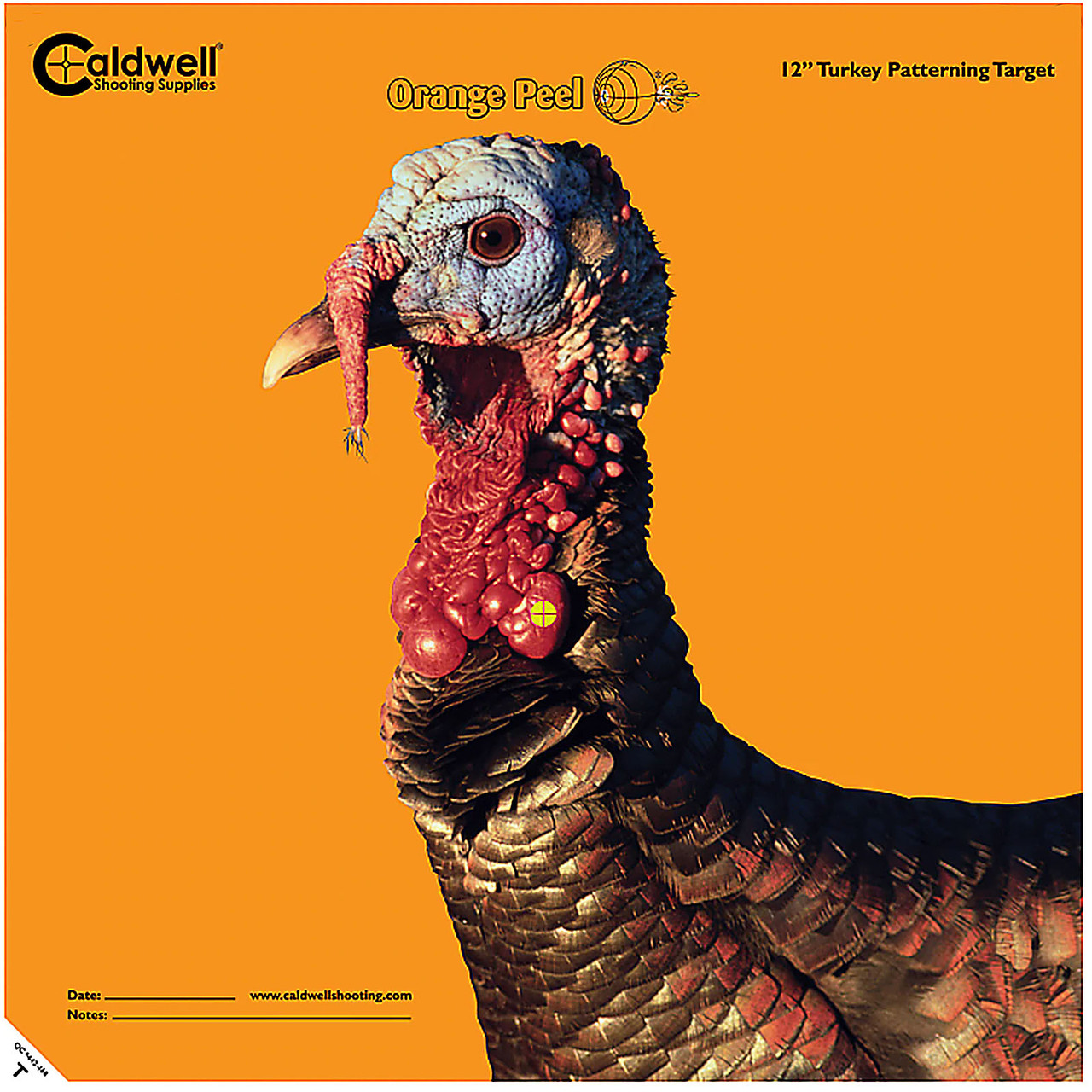 caldwell orange peel adhesive turkey targets 12 5 pack 586485 fin feather fur outfitters