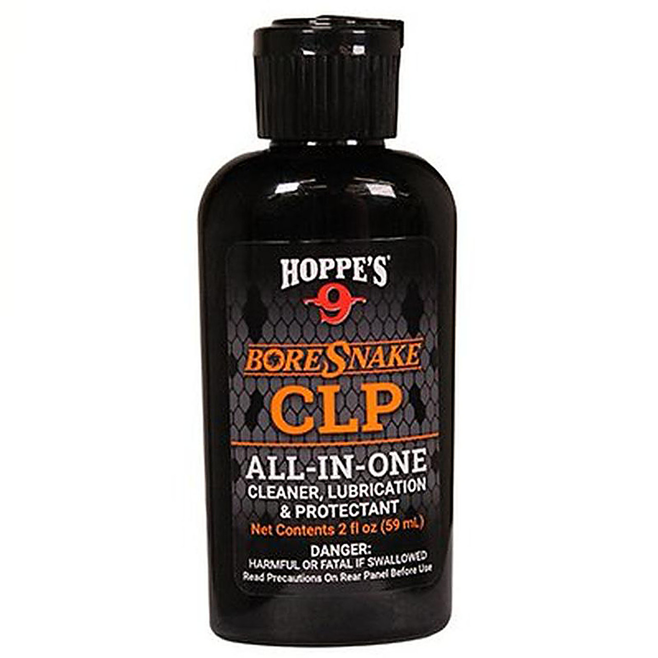 Hoppe's HSO Boresnake Clp AllInOne Oil, 2 oz Squeeze Bottle Fin