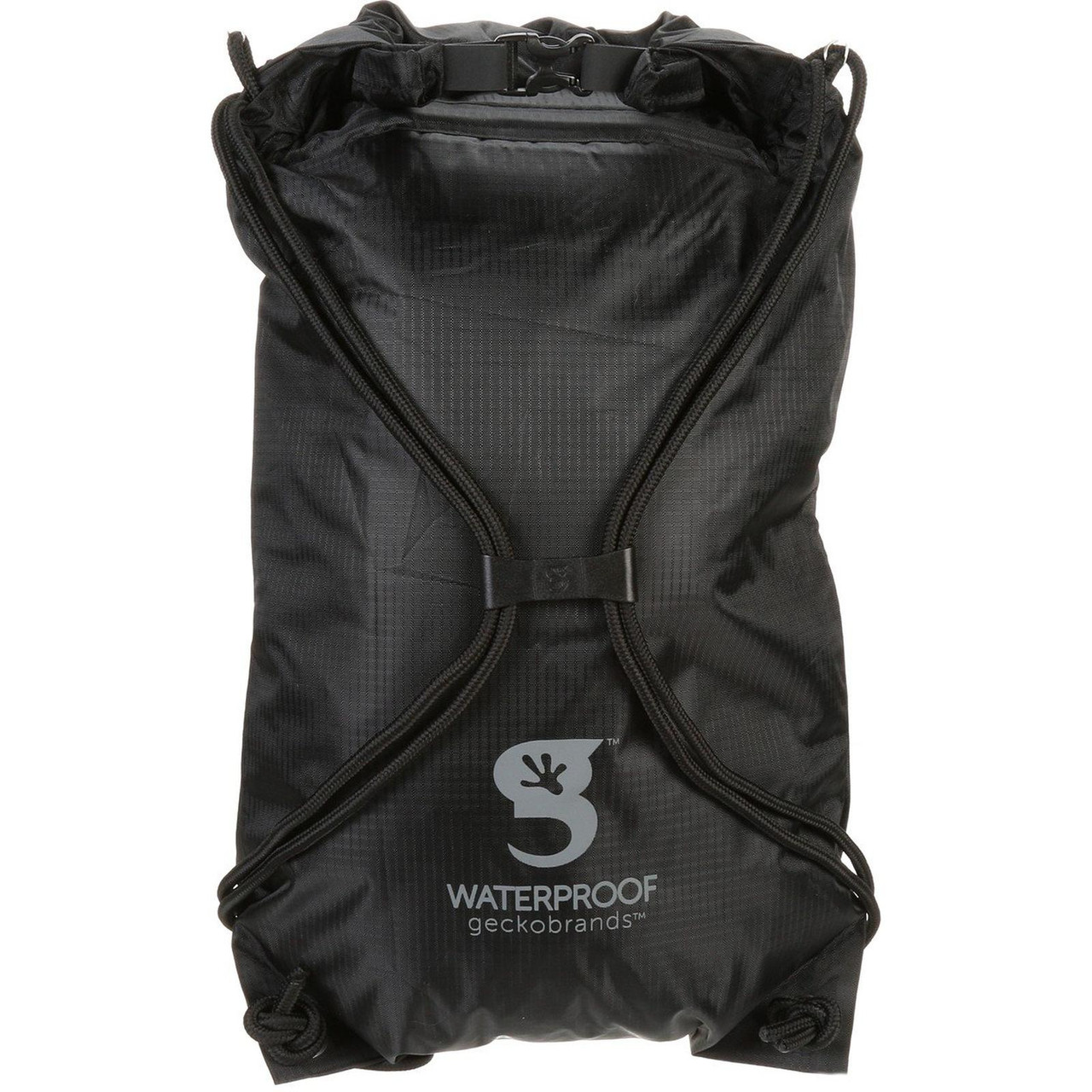 geckobrands waterproof drawstring backpack