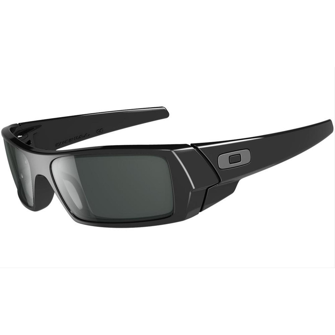 Oakley 03-471 Gas Can Polished Black with Grey Sunglasses - Fin