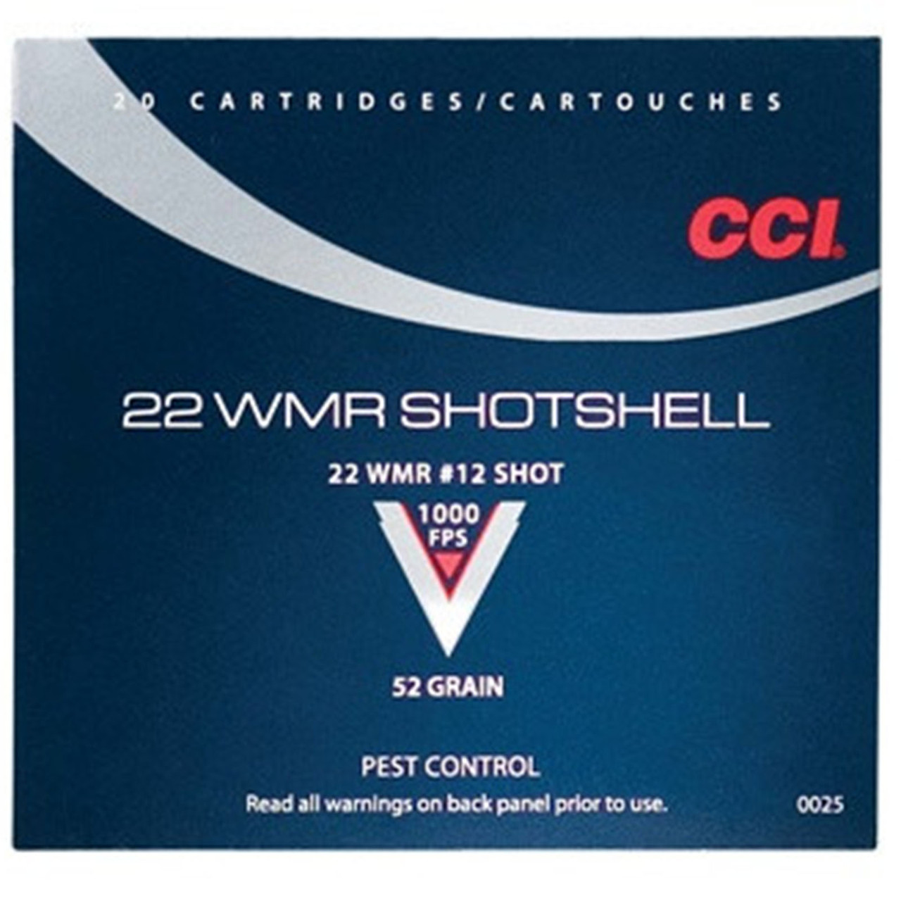 Cci 0025 Pest Control Maximag Shotshell 22 Wmr 52 Gr 12 Shot 20 Rounds Fin Feather Fur Outfitters