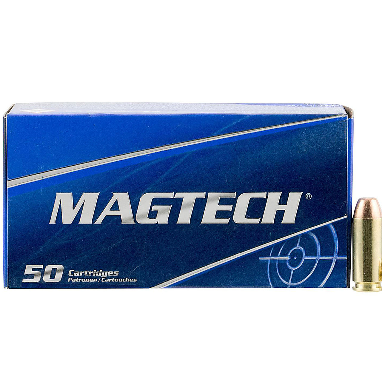 50 Round Box - 10mm Auto 180 Grain FMJ Ammo by Magtech - 10A