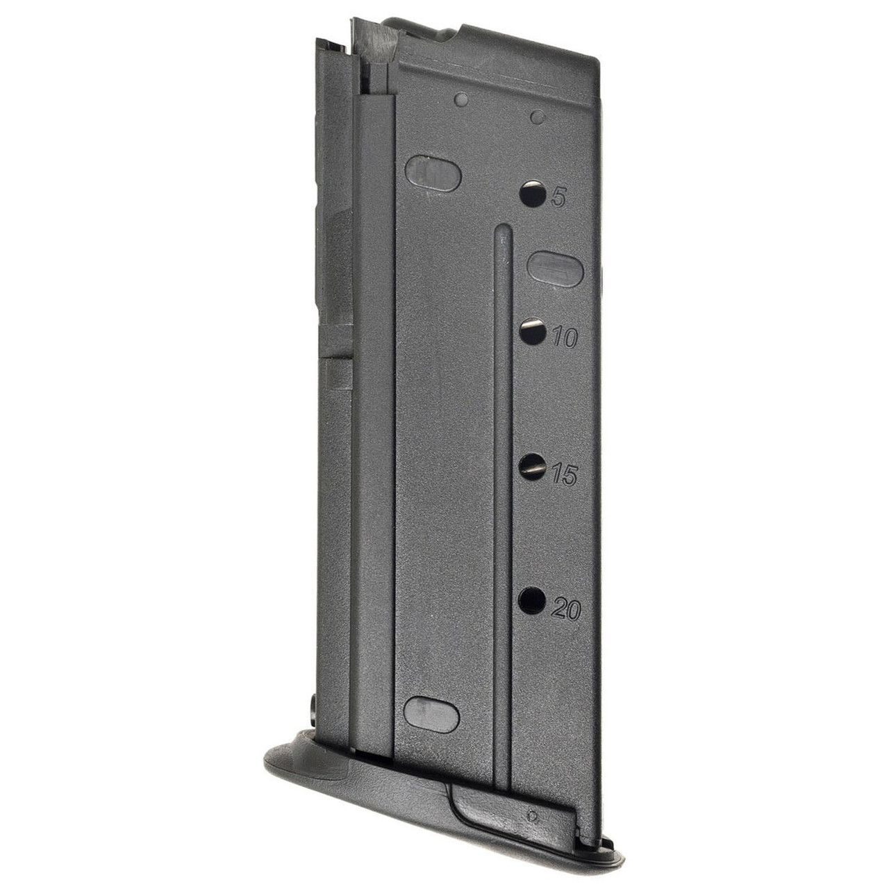 FN Five-Seven 5.7X28mm 20 Round Polymer Black Finish Magazine